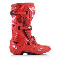 Alpinestars topánky TECH 10 2022 černo-bielo-červené 42/8