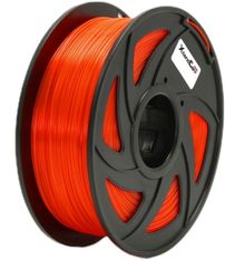 XtendLan tisková struna (filament), PETG, 1,75mm, 1kg, průhledný oranžový (3DF-PETG1.75-TOR 1kg)