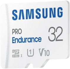 SAMSUNG Micro SDHC 32GB PRO Endurance UHS-I U3 (Class 10) + SD adaptér (MB-MJ32KA/EU)