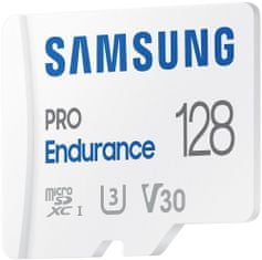 SAMSUNG Micro SDXC 128GB PRO Endurance UHS-I U3 (Class 10) + SD adaptér (MB-MJ128KA/EU)