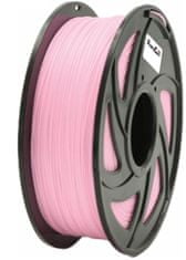 XtendLan tisková struna (filament), PETG, 1,75mm, 1kg, světle ružový (3DF-PETG1.75-LPK 1kg)