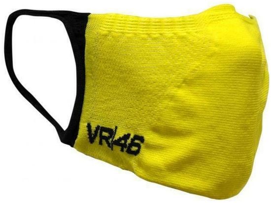 VR46 rúška CLASSIC černo-žltá