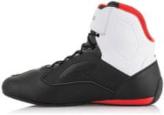 Alpinestars topánky FASTER-3 Rideknit černo-bielo-červené 43,5/10,5