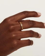 PDPAOLA Elegantný pozlátený prsteň ESSENTIAL Gold AN01-608 (Obvod 54 mm)