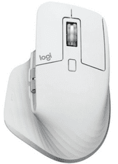 Logitech MX Master 3S, tichá, bezdrátová, bílá (910-006560)