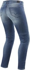 REV´IT! nohavice jeans WESTWOOD SF dámske svetlo modré 24