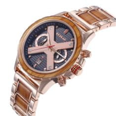 Bamboo  Luxusné pánske drevené hodinky REDAER