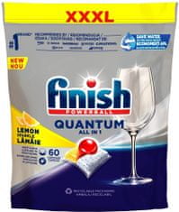 Finish Quantum All in 1 kapsule do umývačky riadu Lemon Sparkle 60 ks