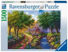 Ravensburger Puzzle Chata pri rieke 1500 dielikov
