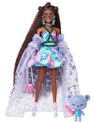 Mattel Barbie Extra Módna bábika - Macko look HHN11