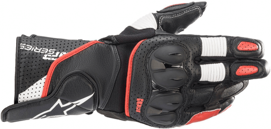 Alpinestars rukavice SP-2 V3 čierne/white/bright red