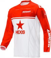 Kenny dres TITANIUM 20 Hexis bielo-červený XL