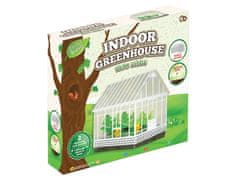 Mikro Trading Grow&decorate vypestujte si vlastné bylinky, 3 druhy sadeníc v PVC skleníku s príslušenstvom v krabici