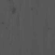 Vidaxl Záhradná lavica sivá 109x48x91,5 cm masívna borovica