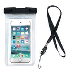 MG Swimming Bag vodotesné puzdro na mobil 6.7'', priesvitné