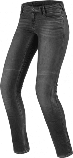 REV´IT! nohavice jeans WESTWOOD SF dámske medium šedé