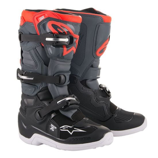 Alpinestars topánky TECH 7 S detské černo-červeno-šedé