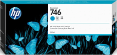 Hewlett Packard HP 746 300-ml Cyan DesignJet Ink Cartridge, P2V80A
