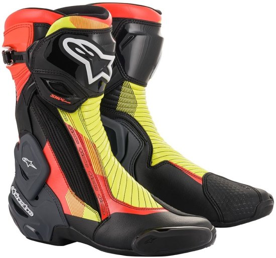 Alpinestars topánky SMX PLUS V2 černo-žlto-červeno-šedé