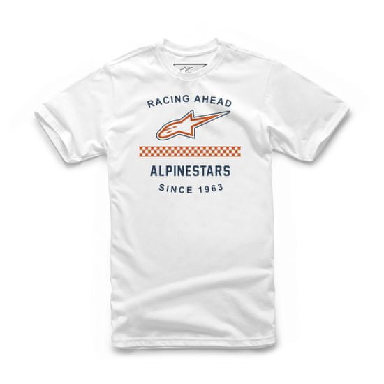 Alpinestars tričko ORIGIN oranžovo-biele