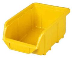 VASKO Zásobník plastový žltý, dĺžka 34,5 x šírka 24,4 x výška 15,5 cm