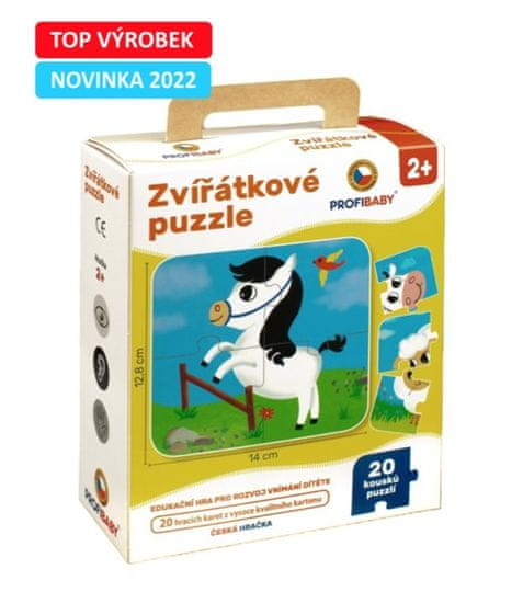 Profibaby Profibaby Puzzle zvieratká 20ks