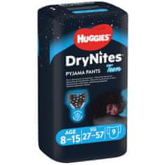 Huggies HUGGIES DryNites Nohavičky plienkové jednorazové pre chlapca 8-15 rokov (27-57 kg) 9 ks