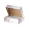 Horizontálna archivačná krabica, vrchné otváranie, biela, 80 mm, A4, kartón, 128004
