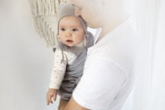 PINOKIO detské dojčenské trakové nohavice Hello 1-02-2208-28 sivá 56
