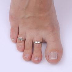 Silvego Otvorený strieborný prsteň na nohu Sandy PRM11661R