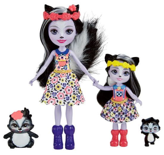Mattel Enchantimals bábika Sage Skunk a sestrička HCF82