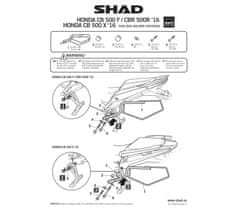 SHAD H0CB51SR podpery pre bočné tašky Honda CB500F (19-22)