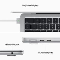 Apple MacBook Air 13 M2 8 GB / 256 GB SSD (MLXY3CZ/A) Silver