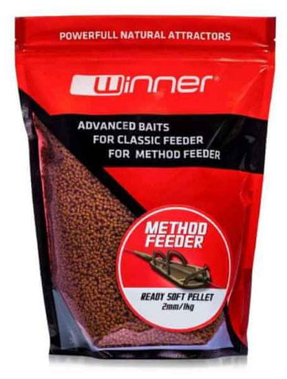 Tandem Baits Winner Method Feeder Ready Soft pelety 2mm/1kg Hot Krill