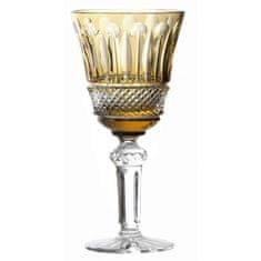Caesar Crystal Krištáľový pohár na víno Tomy, farba jantárová, objem 240 ml