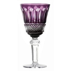 Caesar Crystal Krištáľový pohár na víno Tomy, farba fialová, objem 240 ml