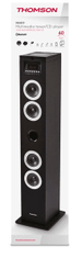 Thomson DS120CD Audio systém v tvare aktívneho stĺpového reproduktora s Bluetooth, CD prehrávač, USB slot, čítačka SD karty, FM rádio, výkon 60W.