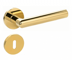 Infinity Line Ronda KRD O G00 zlatá - kľučka k dverám - pre cylindrickú vložku
