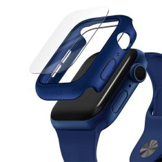 UNIQ Puzdro UNIQ Nautic Apple Watch Series 4/5/6 / SE 44 mm modrá / modrá