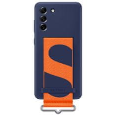 shumee Puzdro s remienkom pre Galaxy S21 FE Strap Silicone Cover, námornícka modrá