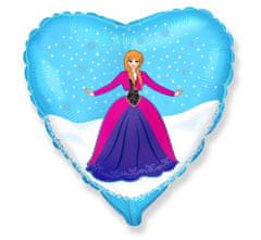 GoDan Fóliový balón srdce 18" - Anna Frozen