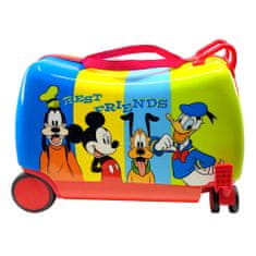 GOLDSUN Detský cestovný kufor ABS na kolieskach "Mickey Mouse" - mix farieb