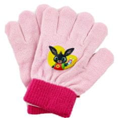 SETINO Dievčenské prstové rukavice "Bing" - svetlo ružová - 12x16 cm