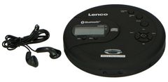 LENCO CD-300 Discman prenosný CD / MP3 prehrávač s Bluetooth vysielačom a nabíjacími batériami