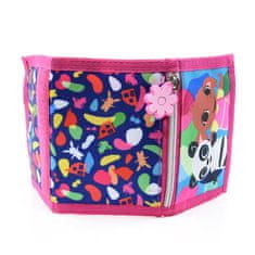 SETINO Detská textilná peňaženka Panda, Sula a Bing
