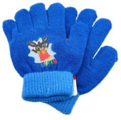 SETINO Chlapčenské prstové rukavice "Bing" - tmavo modrá - 12x16 cm