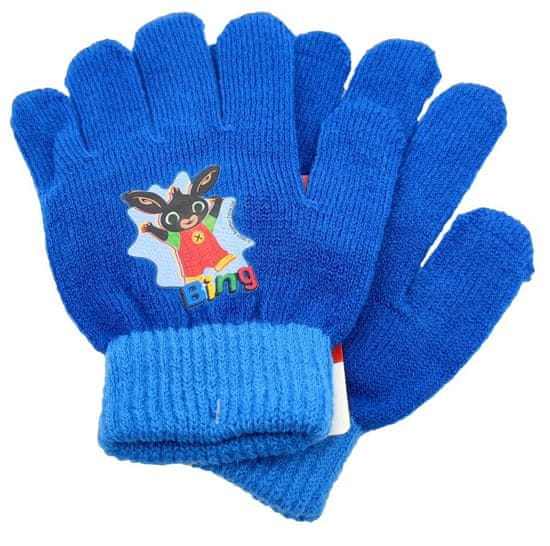 SETINO Chlapčenské prstové rukavice "Bing" - tmavo modrá - 12x16 cm