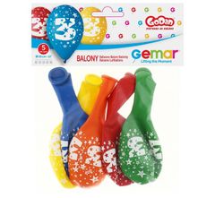 GoDan Latexové balóny číslo 3 mix farieb - na hélium - 5 ks