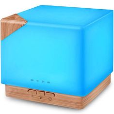 GOLDSUN Aroma Difuzér Cube 700ml osviežovač a zvlhčovač vzduchu - Svetlé drevo