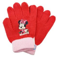 SETINO Dievčenské rukavice "Minnie Mouse" - červená - 12x16 cm
